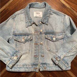 Zara Light Blue Kids Jean Jacket